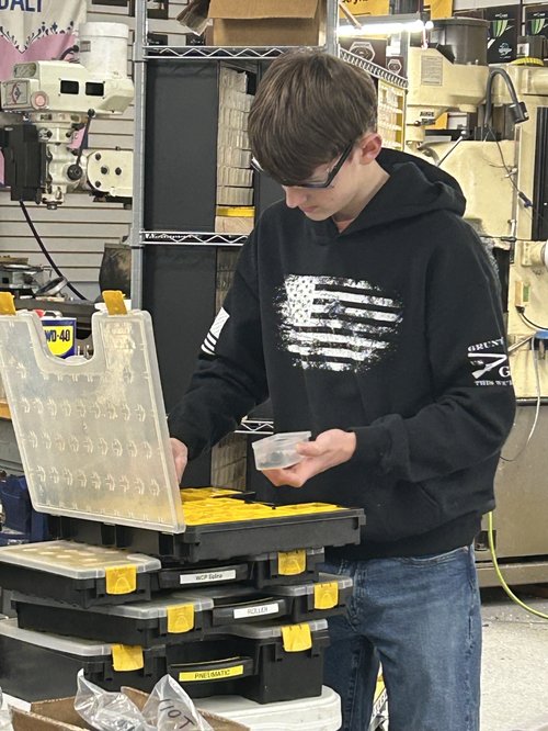 Student Finding Parts